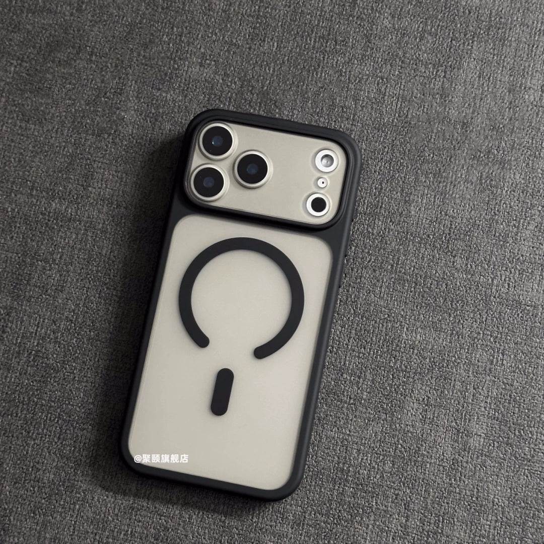 Dreamy Case Studio iPhone 17 Look Matte MagSafe Case for iPhone 16 15 14 13 Pro Max, Skin-Feel PC Cover with Detachable Metal Camera Ring, 5-Day US Shipping