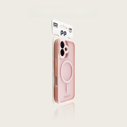 Applicable to 17 Apple 16 mobile phone case, titanium gray fine hole, silver shield iphone16promax magnetic skin attraction 15pro anti-drop 14 high-grade matte 13 protective case, simple couple 16plus