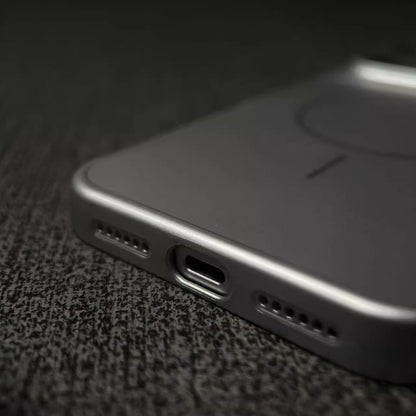 Applicable to iPhone17Promax fine ring magnetic mobile phone case Apple 16ProMax second change 17PM large window ultra-thin feel AG frosted glass i15/14pm protective case 13 all-inclusive anti-drop