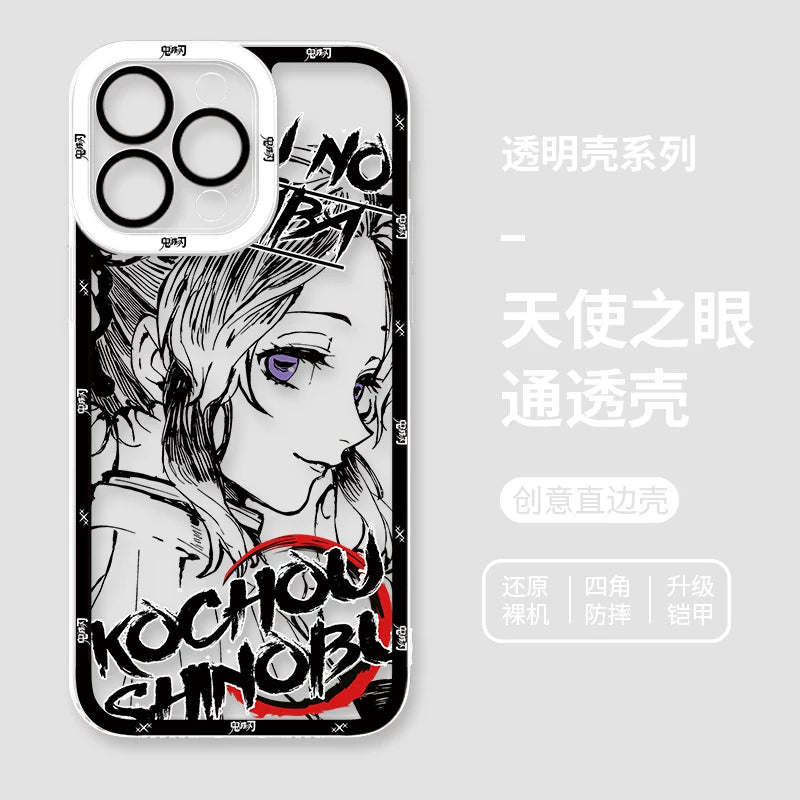 Ghost annihilating blade apple 15promax mobile phone case iphone14plus for 13 charcoal jiro 12 no ichiro 11 animation xsmax male 7plus all-inclusive anti-drop 8p transparent xr soft minise