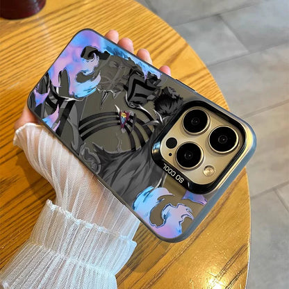 Ghost Exterminator Blade is suitable for Apple 17/16 mobile phone case, Yiwo seat iphone15 cartoon 14promax animation 13 hard and soft case 12mini new 11Pro male tide brand AIR cover plus creative