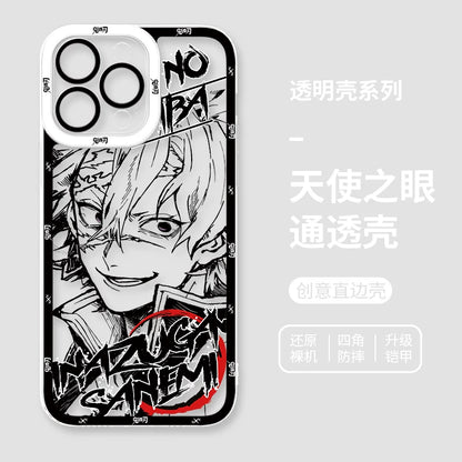 Ghost annihilating blade apple 15promax mobile phone case iphone14plus for 13 charcoal jiro 12 no ichiro 11 animation xsmax male 7plus all-inclusive anti-drop 8p transparent xr soft minise