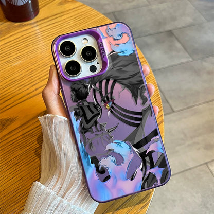 Ghost Exterminator Blade is suitable for Apple 17/16 mobile phone case, Yiwo seat iphone15 cartoon 14promax animation 13 hard and soft case 12mini new 11Pro male tide brand AIR cover plus creative