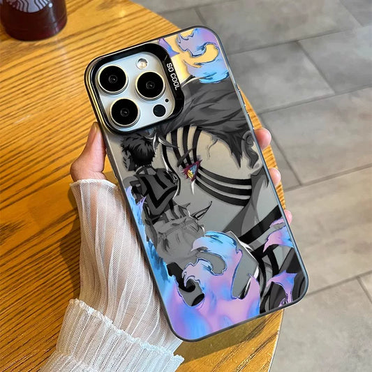 Ghost Exterminator Blade is suitable for Apple 17/16 mobile phone case, Yiwo seat iphone15 cartoon 14promax animation 13 hard and soft case 12mini new 11Pro male tide brand AIR cover plus creative