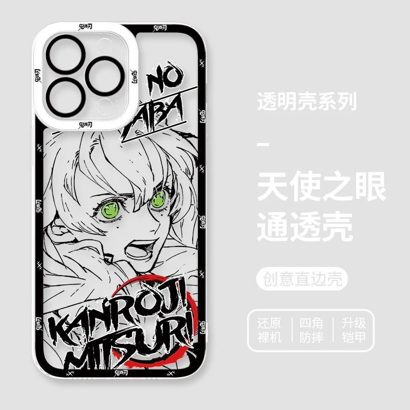 Ghost annihilating blade apple 15promax mobile phone case iphone14plus for 13 charcoal jiro 12 no ichiro 11 animation xsmax male 7plus all-inclusive anti-drop 8p transparent xr soft minise