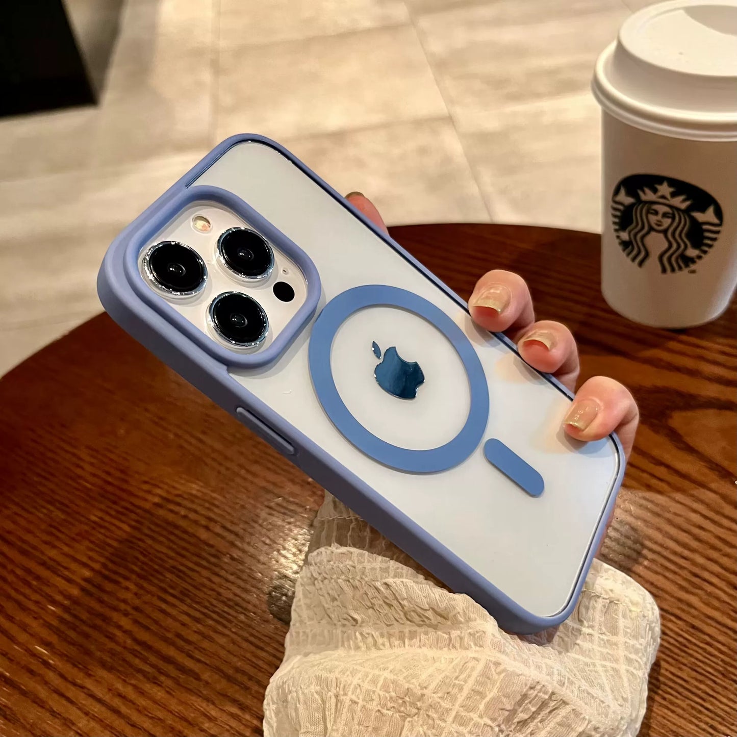 Applicable to iPhone17promax magnetic mobile phone case Apple 14Pro new 13 protective case wireless charging 12 advanced sense Plus simple 16 transparent 11 men and women all-inclusive anti-drop ultra-thin 15