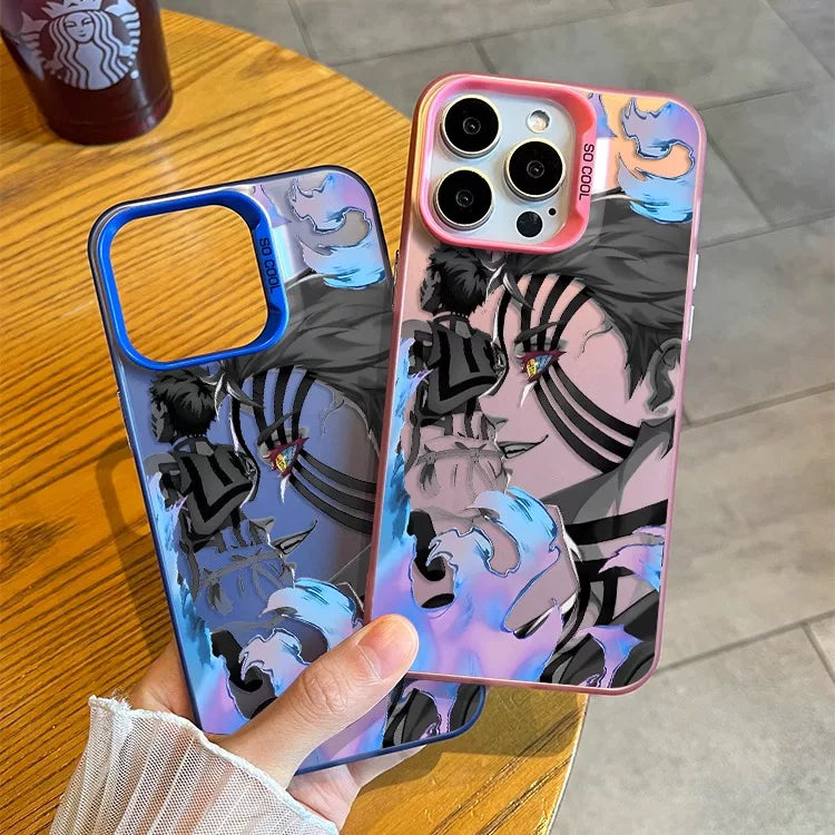 Ghost Exterminator Blade is suitable for Apple 17/16 mobile phone case, Yiwo seat iphone15 cartoon 14promax animation 13 hard and soft case 12mini new 11Pro male tide brand AIR cover plus creative