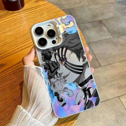 Ghost Exterminator Blade is suitable for Apple 17/16 mobile phone case, Yiwo seat iphone15 cartoon 14promax animation 13 hard and soft case 12mini new 11Pro male tide brand AIR cover plus creative