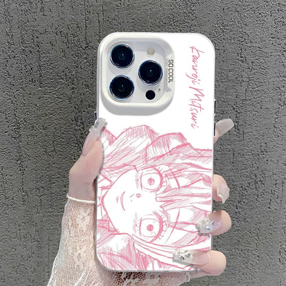 Line Ghost Destroyer Blade Applicable to Apple 17promax mobile phone case iphone16pro Tanjiro 15plus animation 14 second dimension 13mini peripheral 12 new 11 male x/8/xr/xs/7