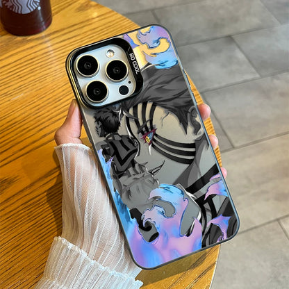 Ghost Exterminator Blade is suitable for Apple 17/16 mobile phone case, Yiwo seat iphone15 cartoon 14promax animation 13 hard and soft case 12mini new 11Pro male tide brand AIR cover plus creative