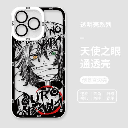 Ghost annihilating blade apple 15promax mobile phone case iphone14plus for 13 charcoal jiro 12 no ichiro 11 animation xsmax male 7plus all-inclusive anti-drop 8p transparent xr soft minise