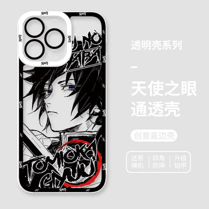 Ghost annihilating blade apple 15promax mobile phone case iphone14plus for 13 charcoal jiro 12 no ichiro 11 animation xsmax male 7plus all-inclusive anti-drop 8p transparent xr soft minise