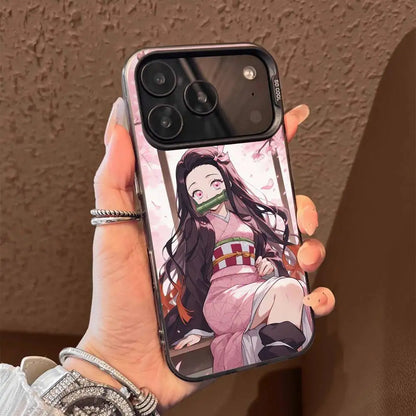 1PC Anime character N-Nezuko K-kamado  Phone Case for IPhone 17 Max 16 Pro Mobile Shell 14 13 15 Soft Shell