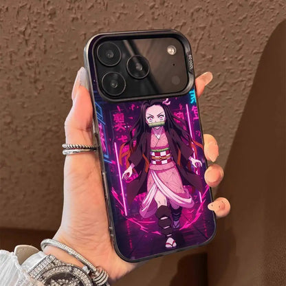 1PC Anime character N-Nezuko K-kamado  Phone Case for IPhone 17 Max 16 Pro Mobile Shell 14 13 15 Soft Shell