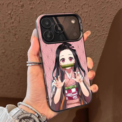 1PC Anime character N-Nezuko K-kamado  Phone Case for IPhone 17 Max 16 Pro Mobile Shell 14 13 15 Soft Shell