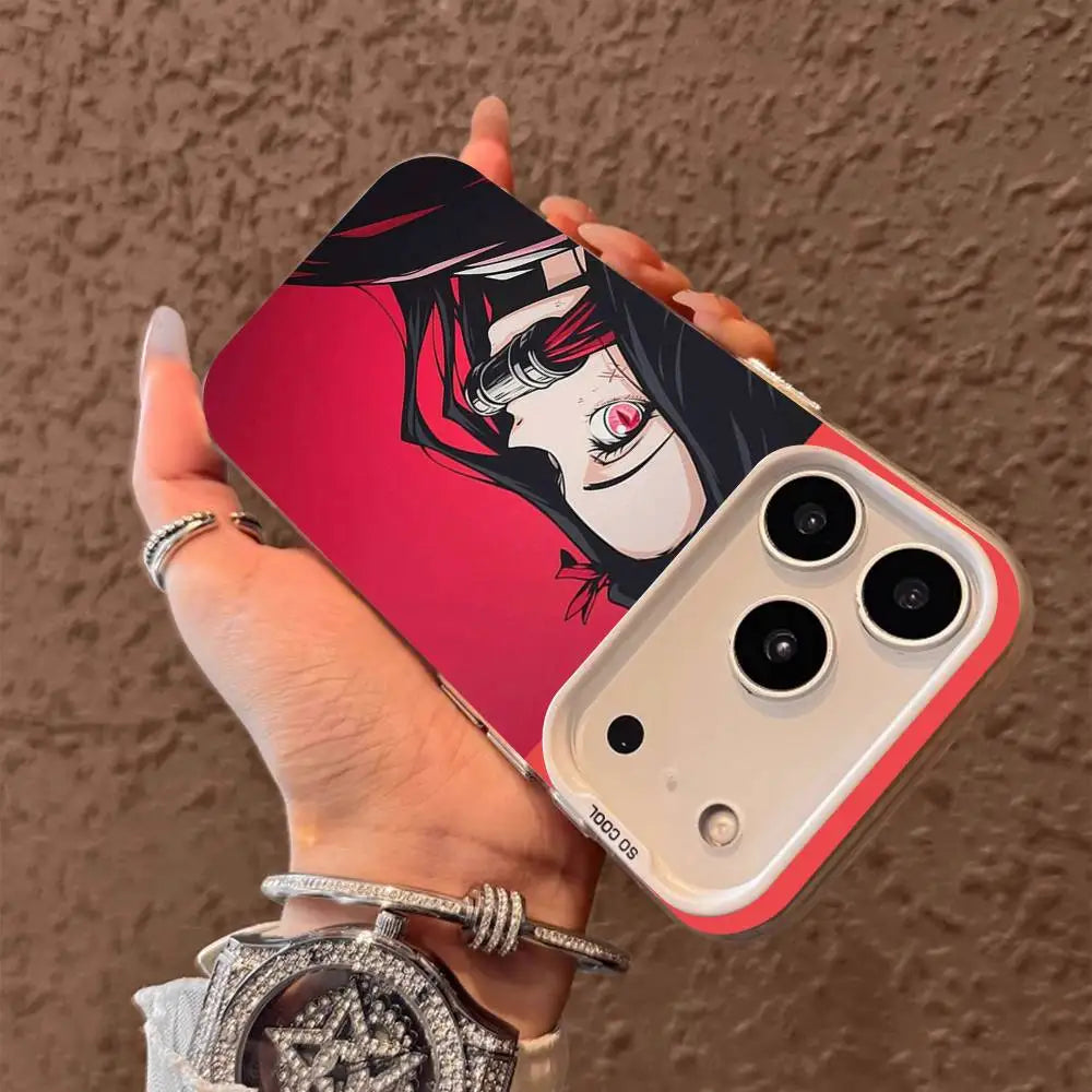 1PC Anime character N-Nezuko K-kamado  Phone Case for IPhone 17 Max 16 Pro Mobile Shell 14 13 15 Soft Shell