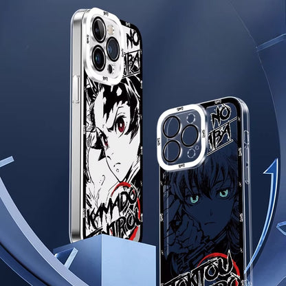 Ghost annihilating blade apple 15promax mobile phone case iphone14plus for 13 charcoal jiro 12 no ichiro 11 animation xsmax male 7plus all-inclusive anti-drop 8p transparent xr soft minise