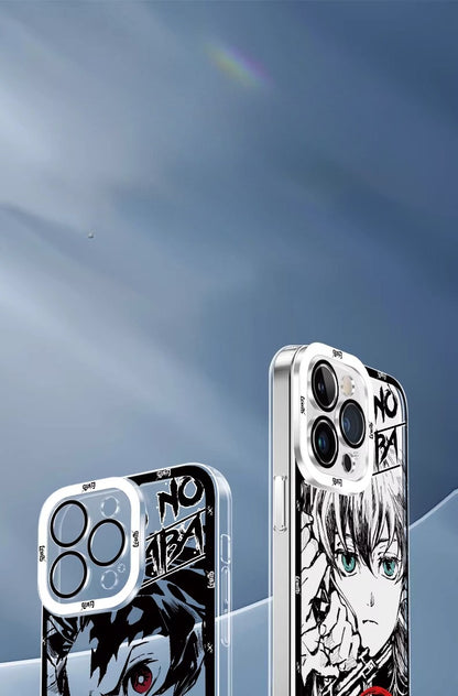 Ghost annihilating blade apple 15promax mobile phone case iphone14plus for 13 charcoal jiro 12 no ichiro 11 animation xsmax male 7plus all-inclusive anti-drop 8p transparent xr soft minise